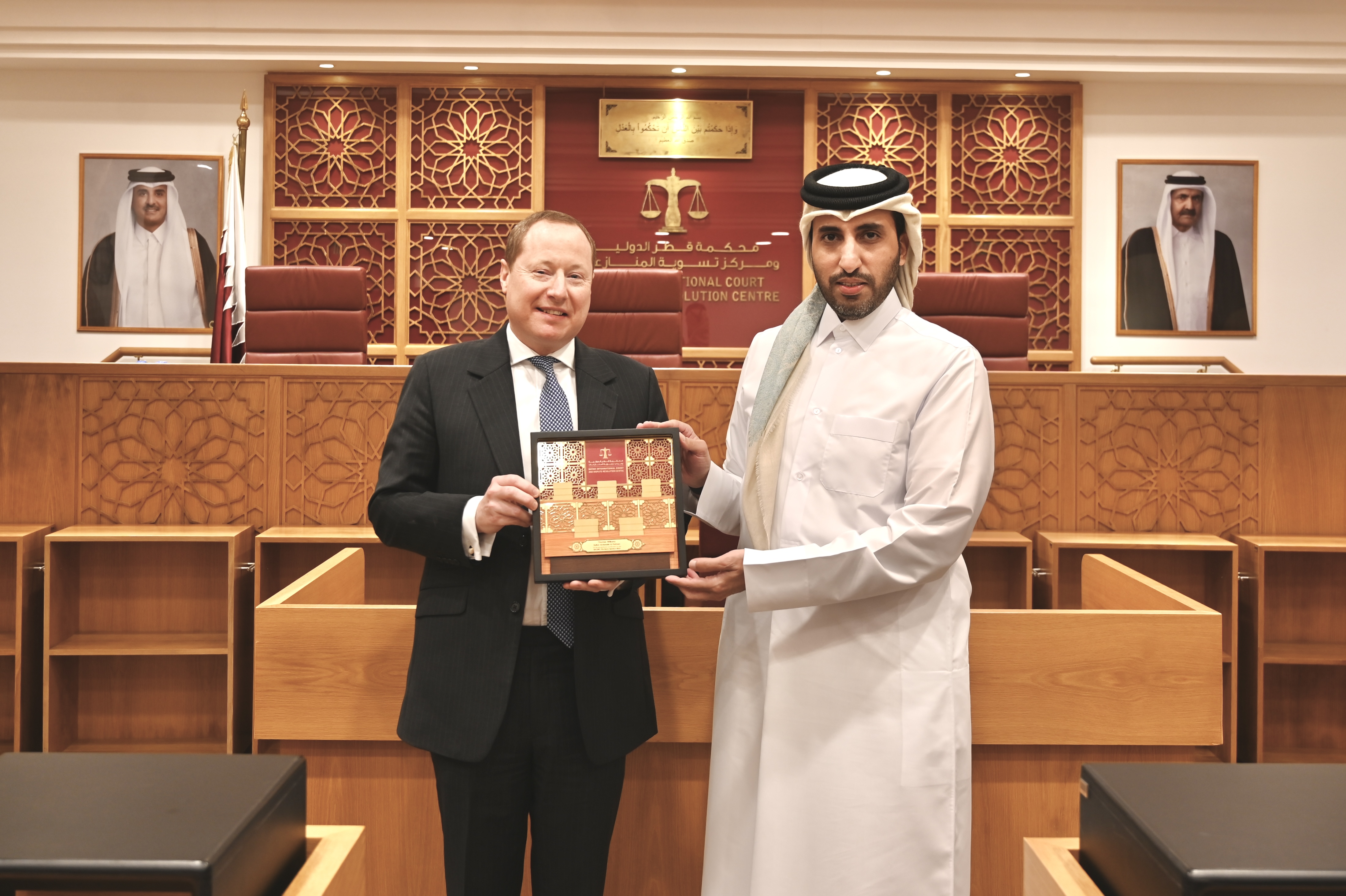 Thomas Williams receives Pro Bono Award at QICDRC